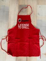 Jupiler bbq schort rood “license to grill”, Huis en Inrichting, Ophalen of Verzenden, Nieuw, Rood, Schort