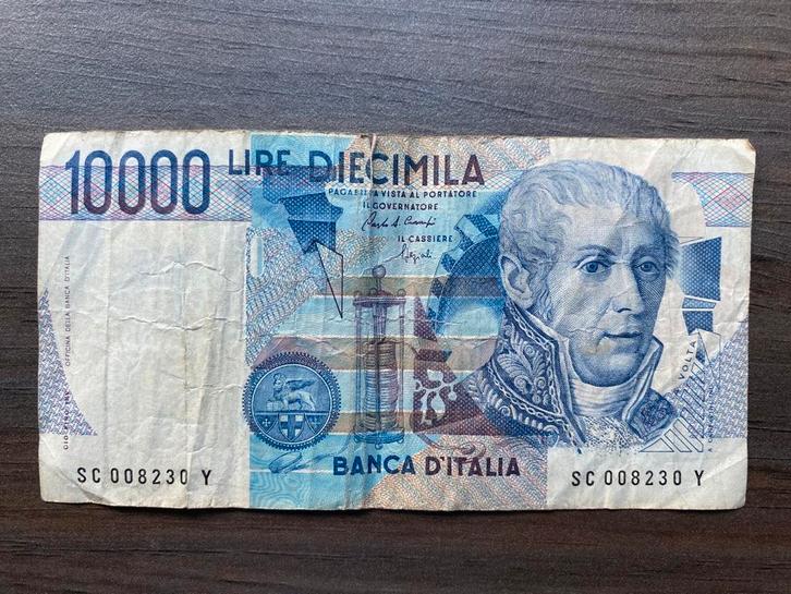 10.000 Lire Italië 1984 Bankbiljet p-112b, Postzegels en Munten, Bankbiljetten | Europa | Niet-Eurobiljetten, Los biljet, Italië