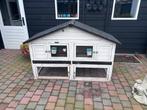 Dubbel konijnenhok, Dieren en Toebehoren, Knaagdieren en Konijnen | Hokken en Kooien, Ophalen, 90 cm of meer, Hok, 110 cm of meer