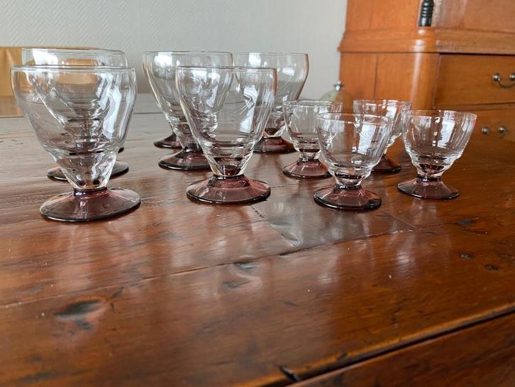 Diverse. zeer mooie. glazen (likeur/wijn, etc), Antiek en Kunst, Antiek | Glas en Kristal, Ophalen of Verzenden