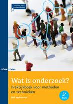 Wat is onderzoek? Praktijkboek voor methoden en technieken, Boeken, Ophalen of Verzenden, Nieuw, HBO, Nel Verhoeven
