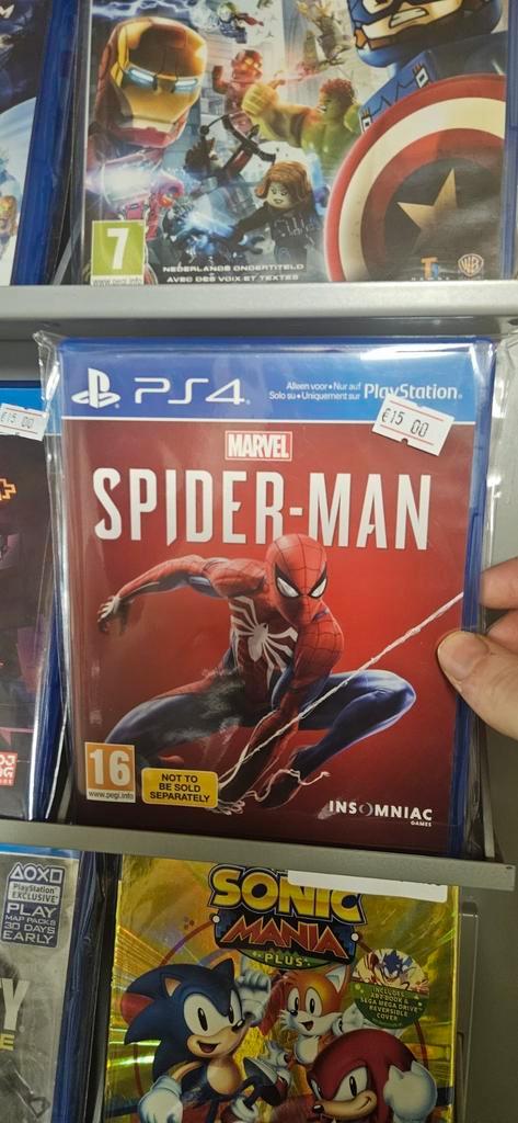 Marvel Spider-Man - PS4, Spelcomputers en Games, Games | Sony PlayStation 4, Nieuw, Avontuur en Actie, 1 speler, Vanaf 16 jaar