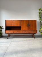 Vintage Louis van Teeffelen Dressoir Jaren 60, Huis en Inrichting, Kasten | Dressoirs, Ophalen, Met deur(en), 150 tot 200 cm, Teakhout