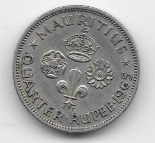 Mauritius ¼ rupee 1965 KM# 36, Postzegels en Munten, Munten | Afrika, Losse munt, Overige landen, Verzenden