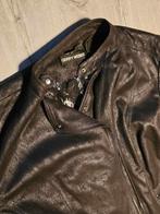 Gerry Weber Bruine dunne Suedine biker Jack - Maat 46 48, Bruin, Maat 46/48 (XL) of groter, Ophalen of Verzenden, Zo goed als nieuw
