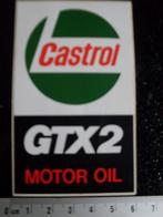 sticker castrol gtx2 motor oil logo olie staand, Merk, Zo goed als nieuw, Verzenden