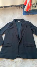 Blazer crêpe satijn maat xxl, Ophalen of Verzenden, Zo goed als nieuw, Maat 46/48 (XL) of groter, Zwart