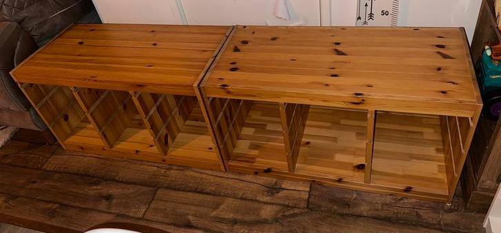 2 x grenen ikea trofast kast tafelmodel, Huis en Inrichting, Kasten | Ladekasten, Zo goed als nieuw, Minder dan 100 cm, 50 tot 100 cm