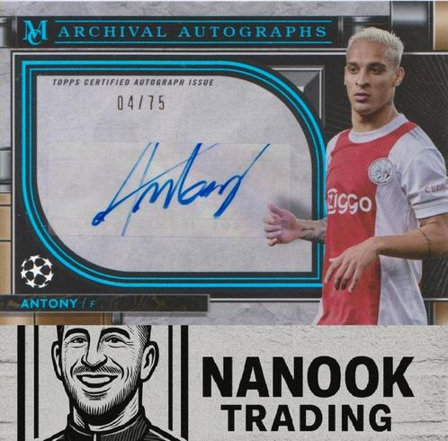Museum Antony Archival Autograph Card #AA-A /75, Verzamelen, Sportartikelen en Voetbal, Nieuw, Spelerskaart, Ajax, Ophalen of Verzenden