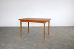 vintage eettafel | tafel | verlengbaar | jaren 60 | Zweeds, Gebruikt, Eikenhout, Timbeije@hotmail.com, Vijf personen of meer