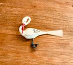 Antieke kerstvogel zwaan op clip oude kerstbal versiering, Antiek en Kunst, Curiosa en Brocante, Ophalen of Verzenden