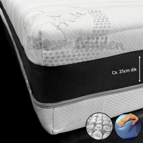 Hilton matras Koudschuim HR50  Micropocketvering 9-zones, Huis en Inrichting, Slaapkamer | Matrassen en Bedbodems, Nieuw, Matras