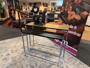Sidetable 2-delig Aktie €149,- Goud/Zwart Direct/Leverbaar beschikbaar voor biedingen