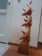 Dolfijnen uit hout gesneden, Ophalen of Verzenden