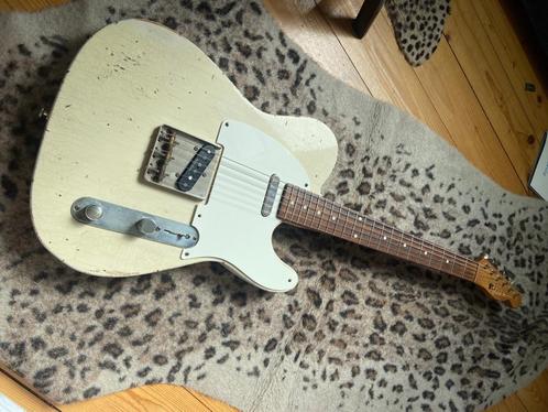 Haar telecaster oude headstock, Muziek en Instrumenten, Snaarinstrumenten | Gitaren | Elektrisch, Zo goed als nieuw, Solid body