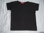 Zwart shirt met korte mouw merk New Basic maat 134/140, New basic, Meisje, Gebruikt, Ophalen of Verzenden