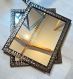2 mooie spiegels met honingraat rand te koop, Huis en Inrichting, Woonaccessoires | Spiegels, Nieuw, Minder dan 100 cm, Rechthoekig