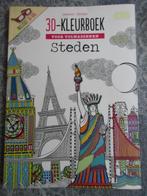 3D kleurboek steden voor volwassenen Hannah Davies, Hobby en Vrije tijd, Tekenen, Ophalen of Verzenden, Nieuw, Overige typen