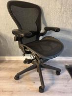 Herman Miller Aeron B, Gebruikt, Zwart, Ophalen of Verzenden, Bureaustoel