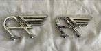 Vintage Auto Emblemen - Set van 2 van een Austin, Ophalen of Verzenden, Gebruikt, Voor, Oldtimer onderdelen