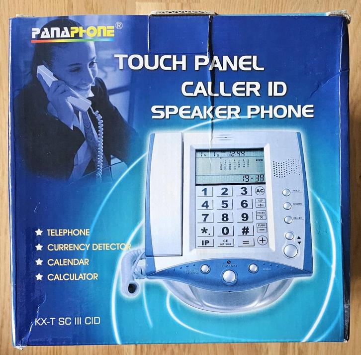 Panaphone telefoon KX-T sc III - grote toetsen, groot scherm, Telecommunicatie, Vaste telefoons | Niet Draadloos, Nieuw, Ophalen of Verzenden