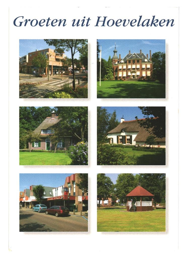 987506 Hoevelaken 80+ Gld Gelopen met postzegel