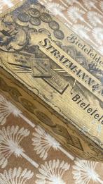 Oud blik. Bielefelder cakes. Stratmann & meyer, Verzamelen, Blikken, Ophalen of Verzenden, Zo goed als nieuw