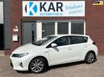 Toyota Auris 1.8 Hybrid Lease Pro - 2e Eig. - NAP - Trekhaak, Gebruikt, Zwart, 4 cilinders, Leder en Stof