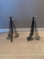 Kaarsen standaard, Huis en Inrichting, Ophalen, 25 tot 50 cm, Zwart, Zo goed als nieuw