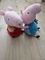 Peppa Pig en George knuffel (20 cm), Overige typen, Gebruikt, Ophalen of Verzenden