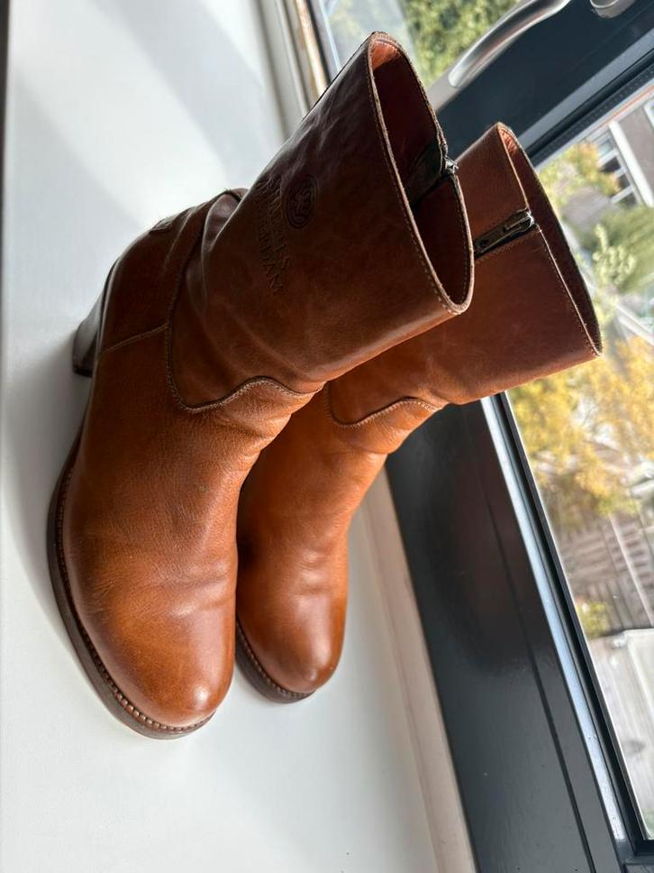 Shabbies enkellaarsje cognac mt 41, Kleding | Dames, Schoenen, Gedragen, Lage of Enkellaarzen, Bruin, Ophalen of Verzenden