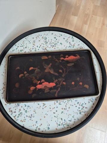 Dienblad decoratie Japans bruin oranje beschikbaar voor biedingen