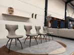 4 Nieuw Leolux Callas eetkamerstoel Senso Mist Design stoel