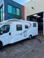 Camper Burstner lengtebed 2xairco douchecabine, Reservewiel, Ringverwarming, Fiat, 7 tot 8 meter