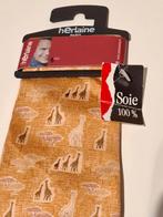 HErlaine stropdas Nieuw Zijde Giraffen, HErlaine, Nieuw, Oranje, Ophalen of Verzenden