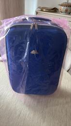 Hand bagage koffer kleur blauw, Sieraden, Tassen en Uiterlijk, Koffers, 50 tot 60 cm, Hard kunststof, Ophalen of Verzenden, Zo goed als nieuw