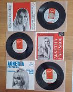 3x zweedstalige singles van Agnetha prè ABBA  1968-1970, Gebruikt, 7 inch, Single, Ophalen of Verzenden