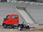 Iveco Daily 35C12 Kipper Euro6 Dubbellucht 3,5t Trekhaak Air, Auto's, Gebruikt, Euro 6, Iveco, Leder