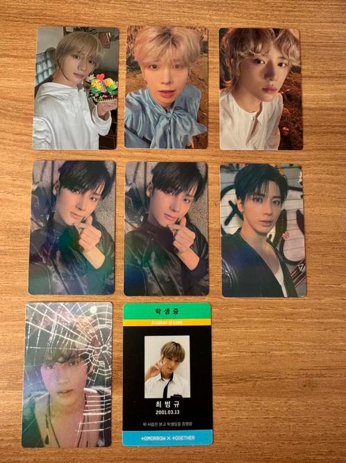 Txt photocards, Verzamelen, Muziek, Artiesten en Beroemdheden, Zo goed als nieuw, Foto of Kaart, Ophalen of Verzenden