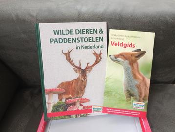 Wilde dieren & paddenstoelen incl veldgids beschikbaar voor biedingen