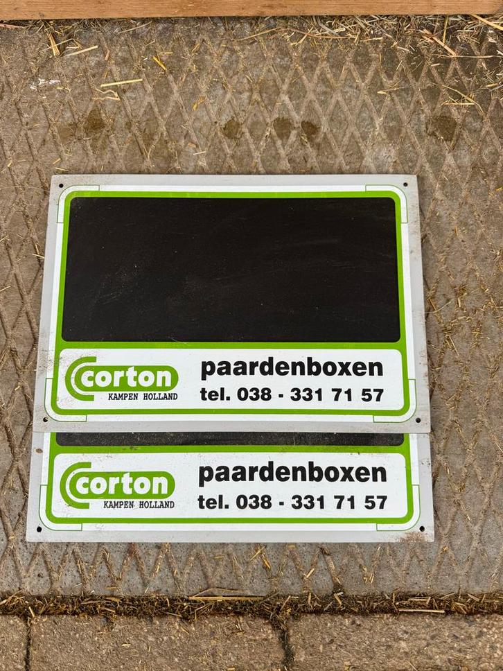 Stalplaten van Corton, Dieren en Toebehoren, Paarden en Pony's | Overige Paardenspullen, Nieuw, Overige soorten, Ophalen of Verzenden