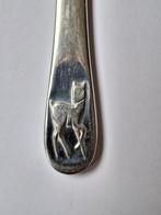 kindermesje hertje Zilverstad 18-10 kinderbestek mes 18.5 cm, Ophalen of Verzenden, Gebruikt