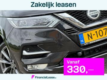 Nissan Qashqai 1.3 DIG-T Tekna+ | Brilliant Black | Leder/Me beschikbaar voor biedingen