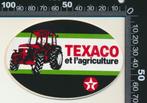 Sticker: Texaco - Et lagriculture, Ophalen of Verzenden