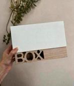 Landelijke opbergbox van hout - wit met veel opbergruimte, Ophalen of Verzenden, Zo goed als nieuw, Rechthoekig, Hout