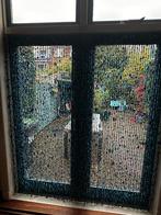 Blauw Turquoise Kralengordijn met Belletjes, Ophalen, Blauw, 2 keer 40 strengen met ophangsysteem ., 50 tot 100 cm