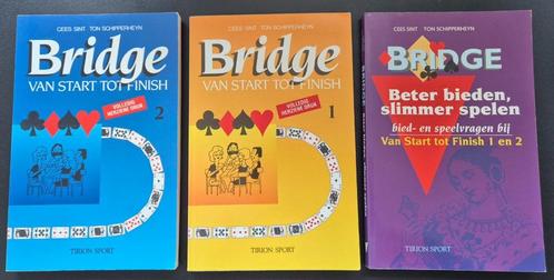 3 x Bridge van start tot finish(deel 1/2 + Bied-speelvragen), Hobby en Vrije tijd, Gezelschapsspellen | Kaartspellen, Zo goed als nieuw