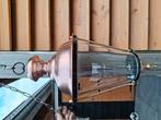 Gerestaureerde koperen hanglamp, Tuin en Terras, Ophalen, Wandlamp, Rvs, Netvoeding