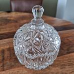 Kristallen Bonbonnière met Deksel nieuw, Antiek en Kunst, Antiek | Glas en Kristal, Ophalen of Verzenden