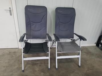 2 Inklapbare Isabella tuin- / campingstoelen. beschikbaar voor biedingen